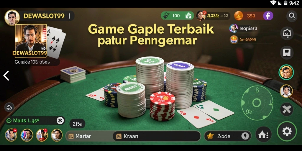 Gameplay menarik DEWASLOT99 dalam permainan Gaple.