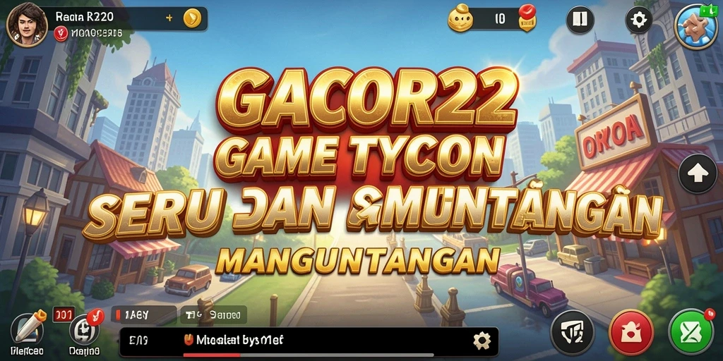 Tampilan gameplay GACOR22 yang menantang dan interaktif.