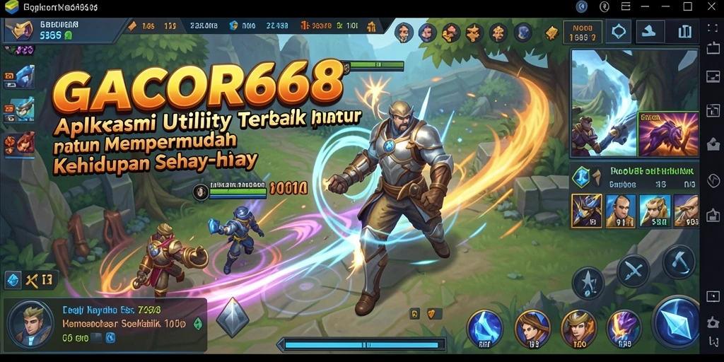 Tampilan antarmuka utama GACOR668 yang intuitif dan fungsional.