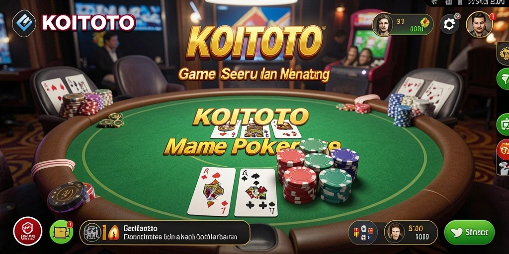 Tampilan screenshot gameplay Poker yang menarik dari KOITOTO.