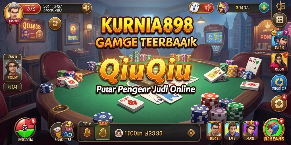 Tampilan menarik dari gameplay QiuQiu KURNIA898.