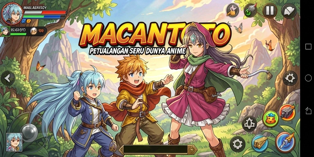 Tampilan gameplay seru dan interaktif di MACANTOTO.