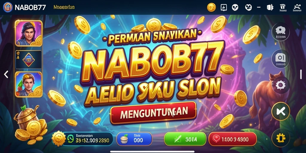 Screenshot gameplay NABOB77 menampilkan grafis slot yang mengesankan dan interaksi pengguna.