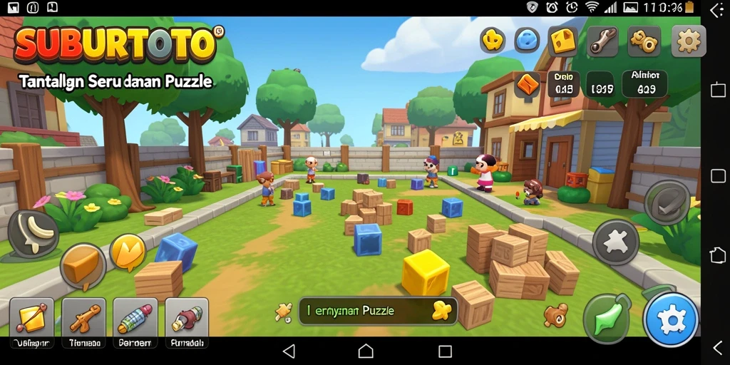 Tangkapan layar gameplay SUBURTOTO yang menunjukkan tantangan Puzzle yang menarik.
