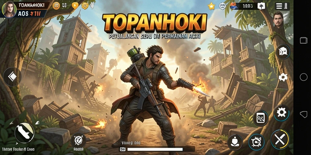 Gameplay mendebarkan dengan aksi penuh adrenalin.
