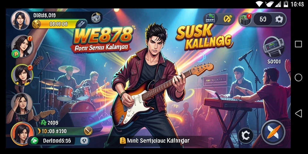 Tampilan gameplay yang seru dan interaktif di WE878.