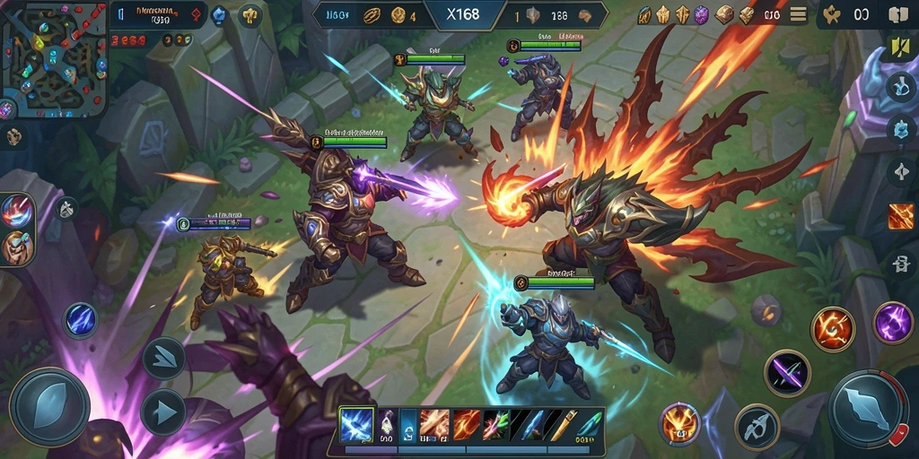 Tampilan gameplay seru dan strategis X168 yang penuh aksi.