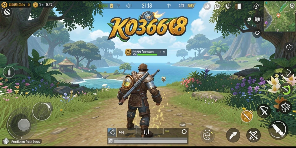 Tampilan gameplay memukau dari dunia terbuka XO368.