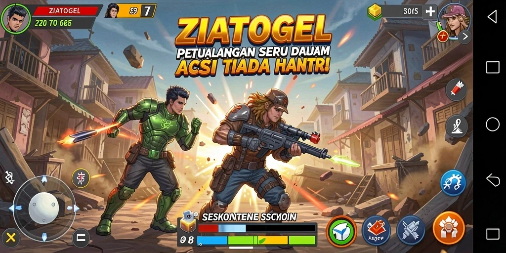 Tampilan menarik dari gameplay ZIATOGEL dengan aksi seru.